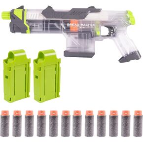 قاذفة آلة الخبز الشفافة Dart Blaster Pistol Toy مجموعة للأولاد Nerf Gun for Boys Glay Green