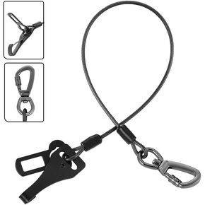 MiaoChuai 3-in-1 Dog Car Seat Belt Harness | Chew-Proof Steel Cable Leash with Heavy-Duty Buckle & Clip | Car Safety Restraint for Small, Medium, Large Dogs (Green, 32 inch/80 CM)