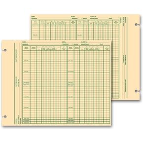 5Forms Payroll Forms Loose Leaf 9 1/4 x 11 7/8" Qty 100