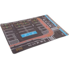 DYNWAVE 1:64 Parking Background Pad Car Scene Mat Diorama Model Car Diecast Garage Model Building,for Vehicle Scene Toy, J