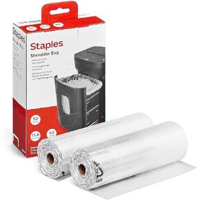 Tru Red Shredder Bags, 15.8 Gal, set of two 50-Bag Cartons (TR22403-CCVS)