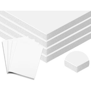 3/16" White Foam Core Boards 11x14-10 Pack. Many Sizes Available. Acid Free Craft Poster Board for Signs, Buffered Presentations, School, Office and Art Projects