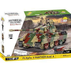 مجموعة COBI التاريخية WWII PZ.KPFW. V Panther AUSF. A (SD.KFZ.171) الخزان
