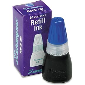Refill Ink For Xstamper Stamps, 10Ml-Bottle, Blue