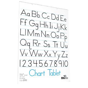 Flipside Products 24" x 32" Spiral lined Tablet, Ruled, Presentations, Flipchart Paper, 25 Sheets, 1 1/2 Inch Ruled