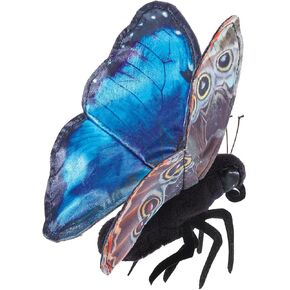Folkmanis Blue Morpho Butterfly Finger Puppet