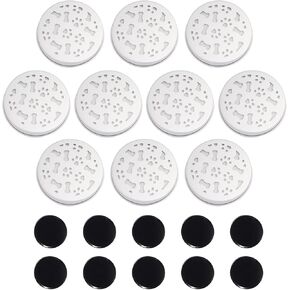 Ink Oil Scent Work Tins - Dog Scent Training Kit - Nosework Detection & Enrichment Scent for Home, Professional Pet Trainers - Reusable Tins with Magnets for Easy Hiding – Bite-Resistant –10 Pcs Set