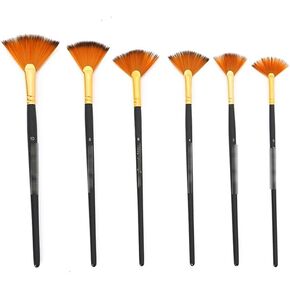 Fan-Type Nylon Bristles Watercolour Brushes Art Brushes for Watercolour Painting