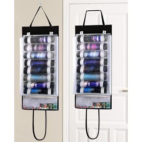 Playmat Holder for MTG/TCG/RPG Mat, Playmat Tube Storage Bag with Detachable Dust Cover & Mesh Pockets,Portable Board Game Mat Hanging Organizer Rack (1 Pack, 8 Slots)