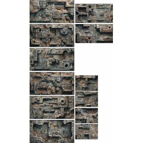 40K Tournament Neoprene Terrain Mats – Chapter Approved 2025 - Complex