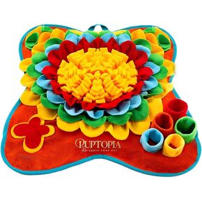 Interactive Snuffle Mat for Dogs - Slow Feeding, Anxiety Relief, Mental Stimulation, Foraging Skill Development, and Machine Washable Snuffle Toys to Keep Pets Engaged