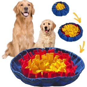 Snuffle Mat for Dogs - Interactive Slow Feeding Mat to Train Sniffing and Slow Eating,Adjustable Dog Puzzle Toy Helps Dogs Relieve Stress,Suitable for All Breeds