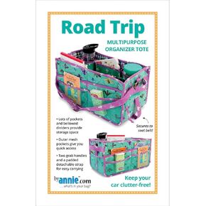 By Annie Patterns Road Trip Organizer Tote Pattern