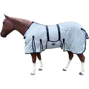 HILASON Horse Fly Sheet - Summer Spring UV Protection Mesh Bug Mosquito FlySheet for Horses | Mosquito Horse Fly-Sheet