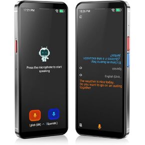 Language Translator Device, 5.5" High-end Upgraded Ai Translator No WiFi Needed, Support 150 Languages, Two Way Real-Time Voice Offline Recording Premium Translator Device for Business Travel