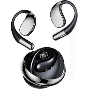 AI Language Translator Earbuds, OWS Real-Time 3-in-1 Translation Earbuds 144 Languages & Accents, Wireless Headphones fit iOS & Android, Translation Device for Travel Business Learning, Black