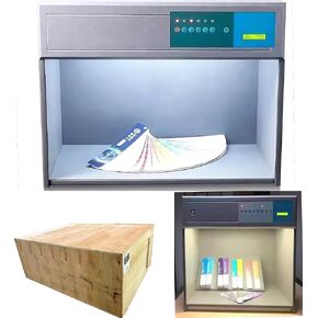 Color Assessment Cabinets Color Matching Light Box Color Viewing Box for The Graphic Arts Photographic Textile Dyeing Packaging Printing with D65 TL84 F UV Four Light Sources