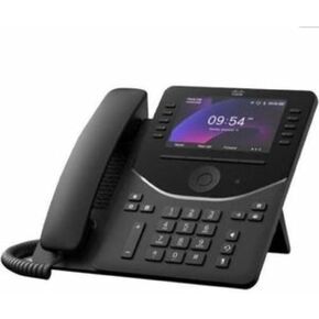 Cisco DP-9861 IP Phone - Corded - Corded/Cordless - Bluetooth, Wi-Fi - Desktop - Carbon Black - 10 x Total Line - VoIP - 5" LCD - IEEE 802.11a/b/g/n/ac - 2 x Network (RJ-45) - PoE Ports