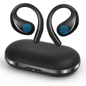 AI Translation Earbuds Real Time, 144 Language Translator Earbuds OWS 3-in-1 Translation Headphones, Translation Device for Travel Business Learning Compatible with iOS and Android（Black）
