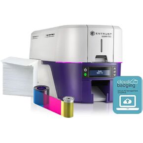 Entrust Datacard Sigma SL2 ID Card Printer - Dual-Sided with Supplies