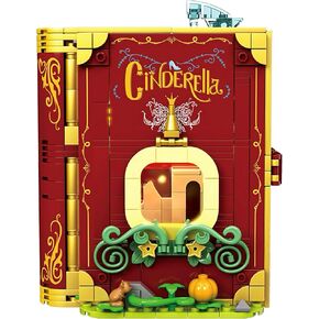 Illuminated Fairy Tale Book Building Blocks Toys Red Version with Storyline for Boys and Girls -Includes for Women & Teenagers Adults