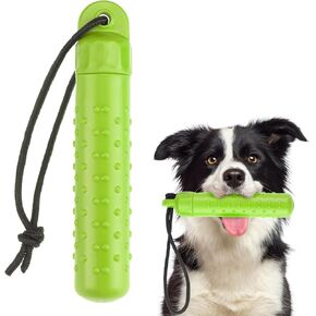 BINGPET Dog Float Bumper Toy,10.8 Inch Large Training Dummy Retrieving Bumpers Summer Pool Toy Tug Game for Large XL Dogs Retriever
