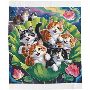 Cat Paradise Velveteen Plush Blanket