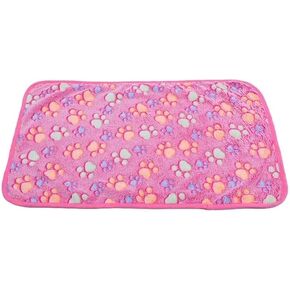 Plush Pet Blanket for Cats and Dogs Ultra Soft Indoor Cat Blanket Cozy Dog Blanket Crate Mat Sofa Protector(Purple 3PCS,25x25cm)