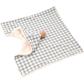 Plush Pet Blanket for Cats and Dogs Ultra Soft Indoor Cat Blanket Cozy Dog Blanket Crate Mat Sofa Protector(Gray,7.5kg-17.5kg)