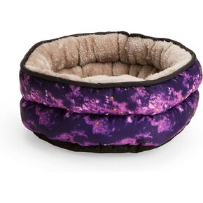 EveryYay Snooze Fest Galaxy-Print Donut Ferret Bed 11" L X 4.5" W X 11" H