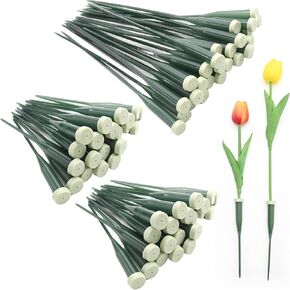 75 Pack Extendable Stem Water Tubes with Caps for Flowers, Extendable Vials for Floral Arrangements, Essential Florist Supplies (6 and 12 Inches)