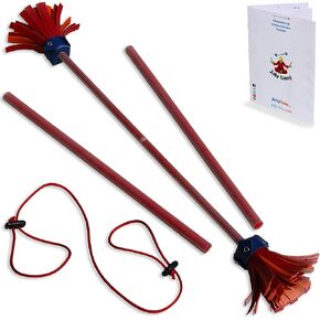 Red Majestix Juggling Devil Sticks