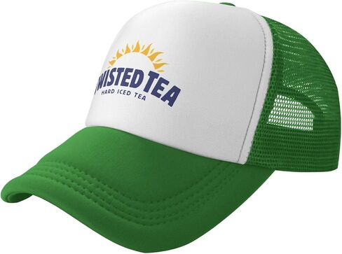 T-Wisted T-Ea قبعة سائق الشاحنة خفيفة الوزن خمر Snapback قبعة ريترو ستايل قبعة بيسبول عادية حزام قابل للتعديل للرجال/النساء in Kuwait