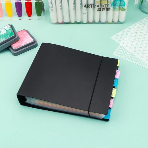 111 Pages1sets 6x6 Cookie Storage Storage Binder Die Cut and Stamping Volder Folder Baking Stencizer Scrapbooking Cutting Vies Storage Book Corpions (Blue) in Kuwait