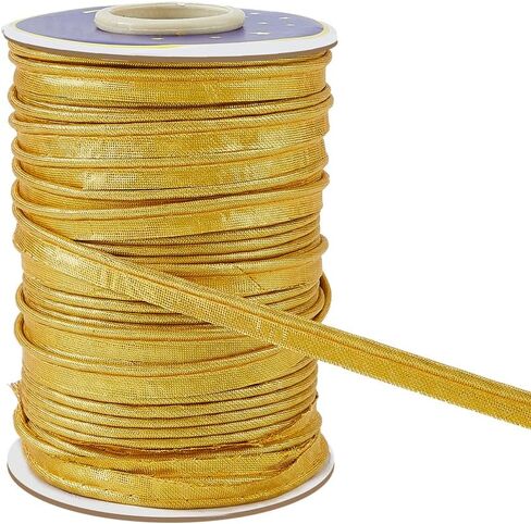 DICOSMETIC 72 Yards x 3/8 Inch(11mm) Piping Cord Trim for Sewing Satin Bias Piping Tape White Polyester Bias Tape for Garment Sewing Home Decoration and DIY Craft in Saudi Arabia