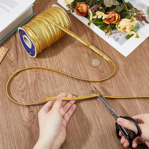 DICOSMETIC 72 Yards x 3/8 Inch(11mm) Piping Cord Trim for Sewing Satin Bias Piping Tape White Polyester Bias Tape for Garment Sewing Home Decoration and DIY Craft in Saudi Arabia