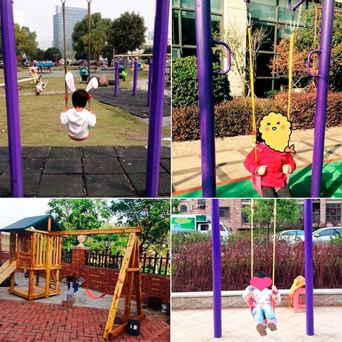 Elastische Kinderschaukel Bunte Eva Soft Board U-Förmige Schaukel Sitz Schaukel Kinder Garten Outdoor Schaukel (Pink) in Kuwait