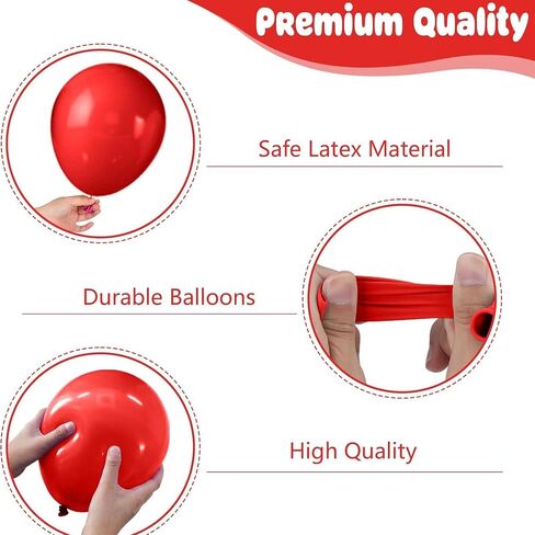 31 PCS Red White and Blue Balloons Set, 12 Inch Red Blue Star Print Latex Balloons, 'U.S.A' Letter Foil Balloon for Birthday Independence Day Patriotic Anniversary 4th of July Decorations Supplies in Saudi Arabia