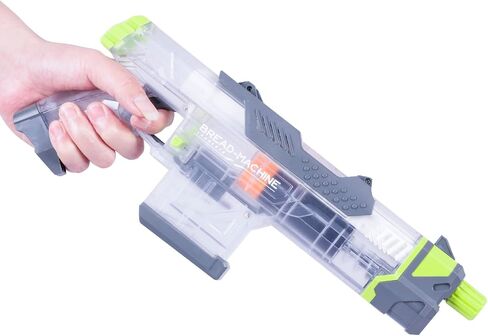 Transparent Bread Machine Launcher Dart Blaster Pistol Toy Set for Boys Nerf Gun for Boys Gift Green in Saudi Arabia
