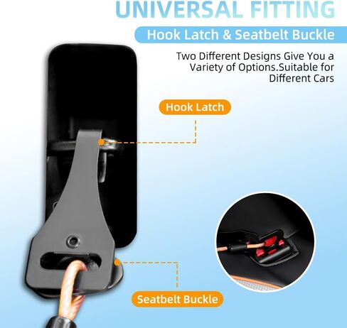 Miaochuai 3-in-1 Dog Car Car Belt Sharness | مقود كابل الصلب المضغ المضغ مع مشبك الشقوق ومقطع | ضبط سلامة السيارات للكلاب الصغيرة والمتوسطة والكبيرة (الأخضر ، 32 بوصة/80 سم) in Kuwait