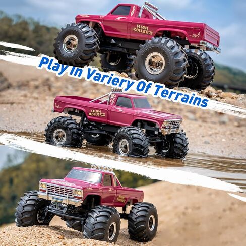 BEEZRC FMS 1/24 RC Crawler Smasher FCX24 Monster Truck V2 RTR 4WD 2.4GHz Brushed 8km/h Mini RC Off-Road Truck with LED Lights in Saudi Arabia