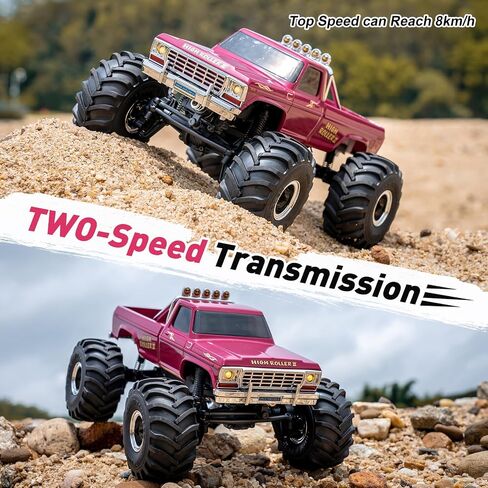 BEEZRC FMS 1/24 RC Crawler Smasher FCX24 Monster Truck V2 RTR 4WD 2.4GHz Brushed 8km/h Mini RC Off-Road Truck with LED Lights in Saudi Arabia
