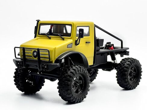 CR-18P V3 Rushmore Urghmore باللون الأحمر-1/18 المقياس RC Truck Mawler مع ميزات شاحنات RC على الطرق الوعرة ، محاور البوابة والتروس المعدنية-جاهزة للتشغيل ، 2S/3S LIPO متوافقة (1810416-V3) in Kuwait