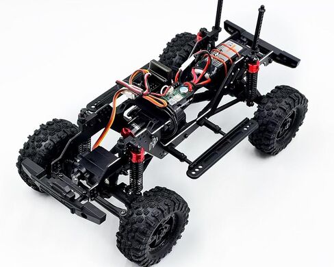 CR-18P V3 Rushmore Urghmore باللون الأحمر-1/18 المقياس RC Truck Mawler مع ميزات شاحنات RC على الطرق الوعرة ، محاور البوابة والتروس المعدنية-جاهزة للتشغيل ، 2S/3S LIPO متوافقة (1810416-V3) in Kuwait