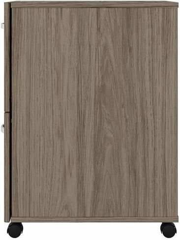 Pemberly Row 2 Drawer Mobile File Cabinet in Modern Hickory - Engineered Wood in Saudi Arabia