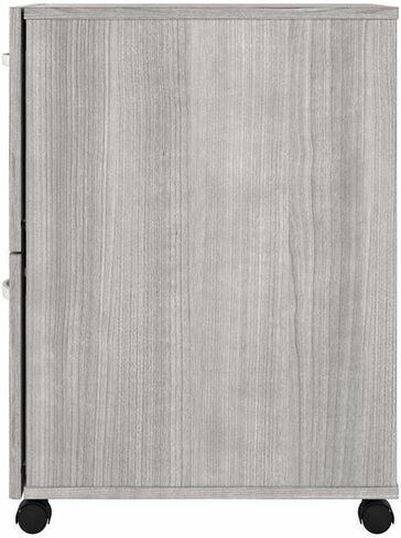 Pemberly Row 2 Drawer Mobile File Cabinet in Modern Hickory - Engineered Wood in Kuwait