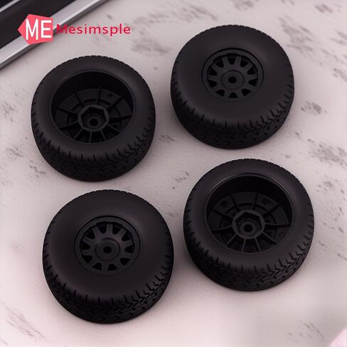 عجلات بلاستيكية مسبقة ومطاط الإطارات لـ Arrma Mojave Grom Mega 380 223S BLX Series Parts White in Saudi Arabia