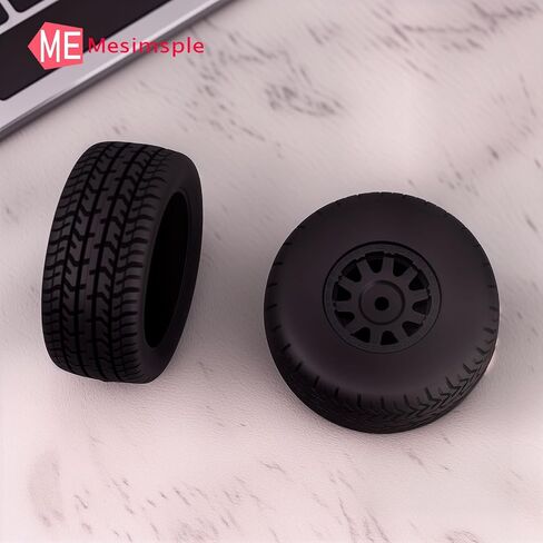 عجلات بلاستيكية مسبقة ومطاط الإطارات لـ Arrma Mojave Grom Mega 380 223S BLX Series Parts White in Saudi Arabia