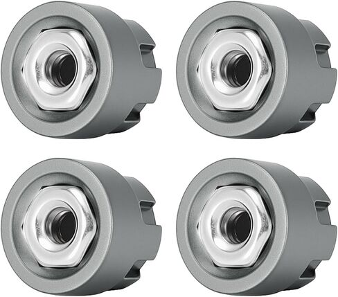 INJORA M2 Wheel Lock Nuts with Aluminum Cap for 1/24 RC Crawlers Upgrade(Red) in Saudi Arabia
