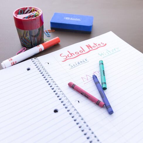 دفتر حلزوني البازيك ، موضوع واحد ، ورقة واسعة الحكم 8 "× 10-1/2" ، 70 ورقة ، دفاتر مجلة شركات لمدرسة المكاتب ، لون الباستيل المتنوع ، 24 عبوة in Kuwait